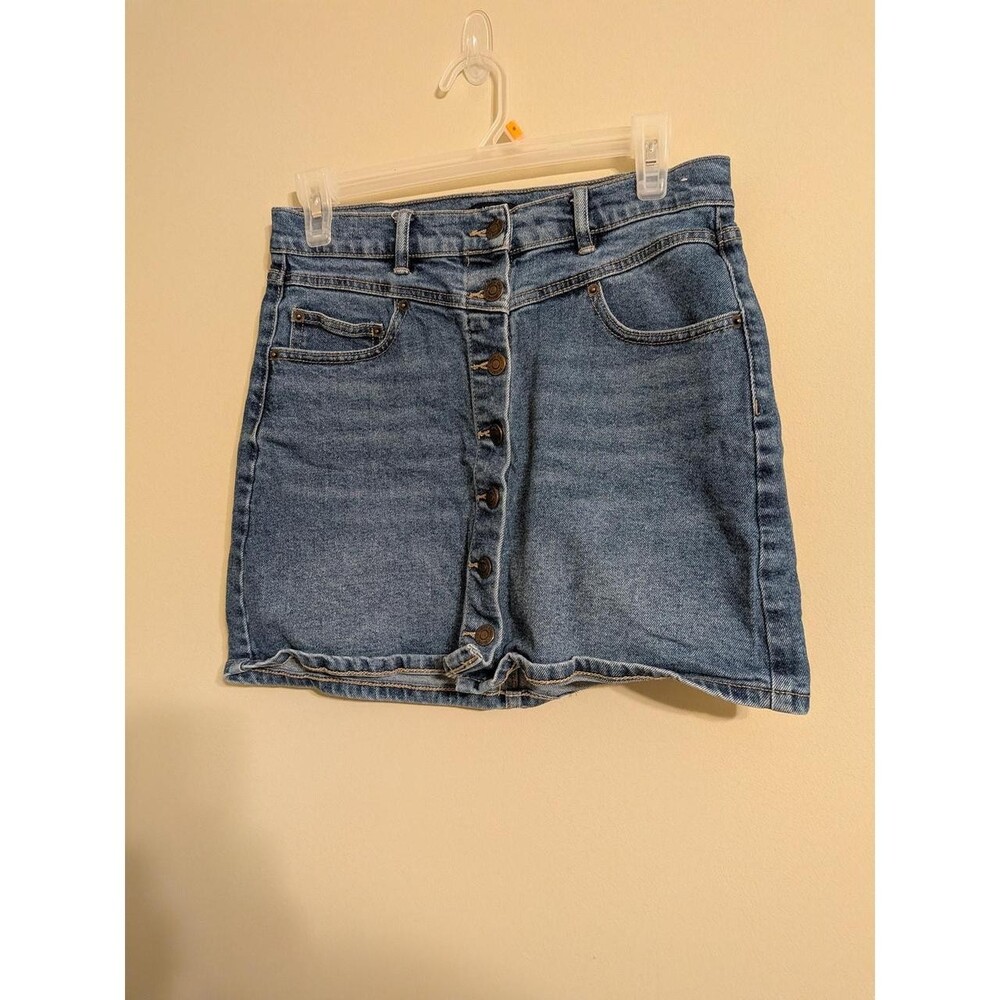 Calvin Klein Women's Blue and Gold Skirt
